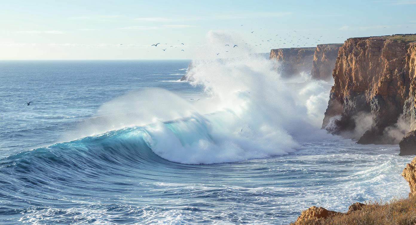 Ocean Waves Sound Effect - AI generated sound effect